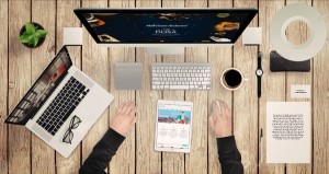 mockup desk scene creator photoshop graphic05