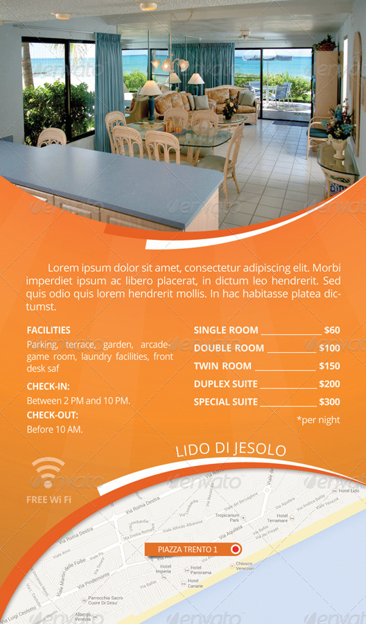 Vacation Rental Flyer - RSplaneta - Graphic Design