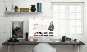 RS Desk Mockup Scene Creator