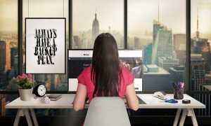 RS Desk Mockup Scene Creator