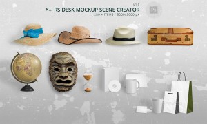 RS Desk Mockup Scene Creator