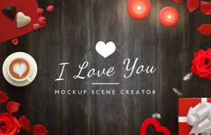 Love Mockup Scene Creator