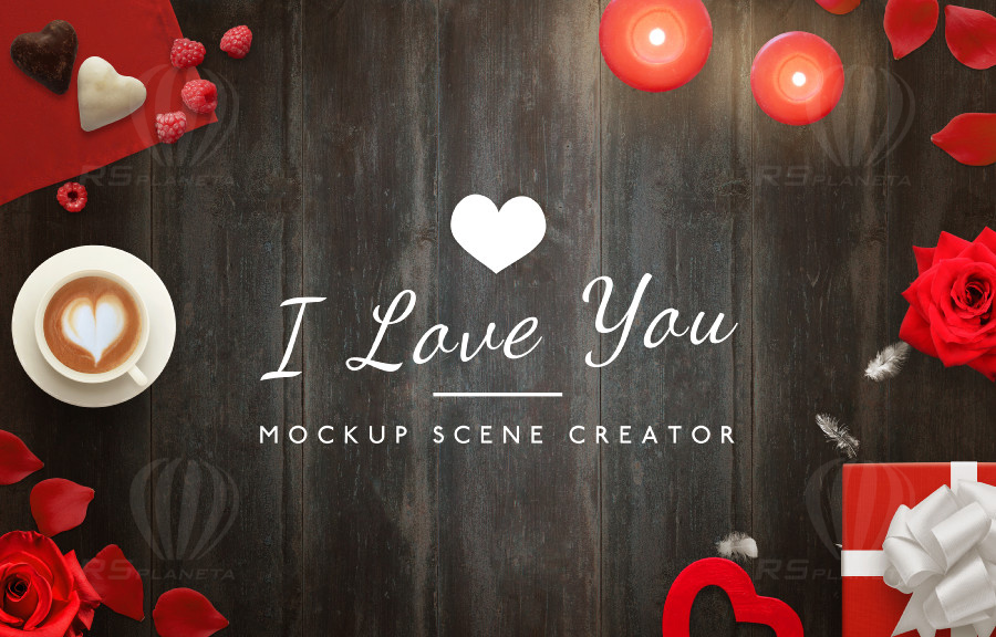 Love Mockup Scene Creator