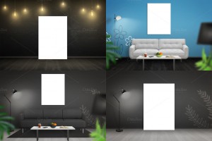 Art Canvas Mockup Scene Creator