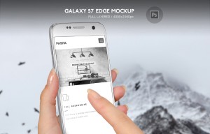 Samsung Galaxy S7 Edge Mockup