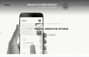 Samsung Galaxy S7 Edge Mockup