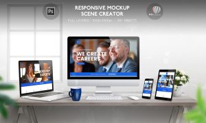 Responsive Mockup Scene Creator