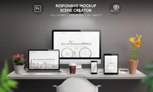 Responsive Mockup Scene Creator