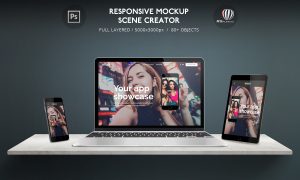 Responsive Mockup Scene Creator
