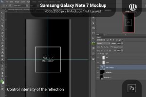 Samsung Galaxy Note 7 Mockup