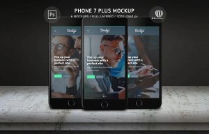 iPhone 7 Plus Mockup