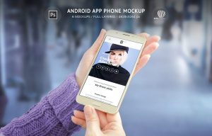 Android Phone App Mockup