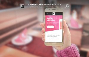 Android Phone App Mockup