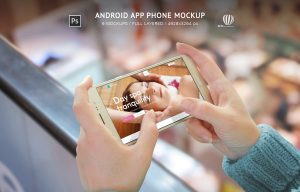 Android Phone App Mockup