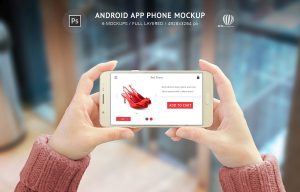 Android Phone App Mockup