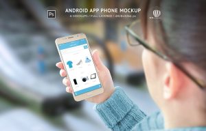 Android Phone App Mockup