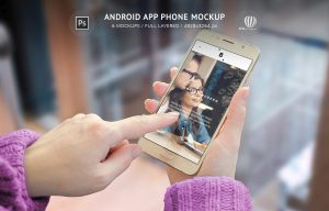 Android Phone App Mockup