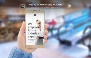 Android Phone App Mockup
