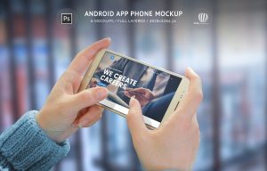 Android Phone App Mockup