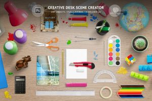 Creative Desk Scene Creator