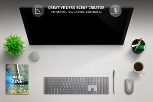 Creative Desk Scene Creator