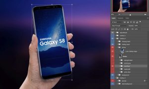 Samsung Galaxy S8 mockup