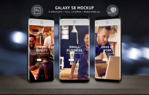 Samsung Galaxy S8 mockup