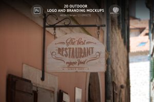 20 Outdoor Logo and Branding Mockups