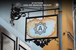 20 Outdoor Logo and Branding Mockups