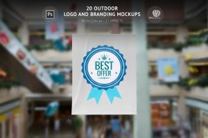 20 Outdoor Logo and Branding Mockups