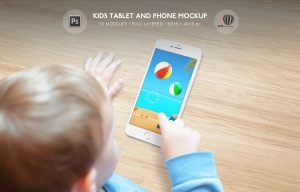 Kids Tablet and Phone Mockup