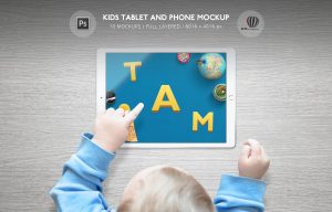 Kids Tablet and Phone Mockup