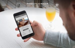 iPhone 8 Plus Mockup