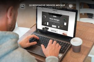 10 Responsive Devices Mockup
