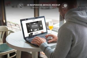 10 Responsive Devices Mockup