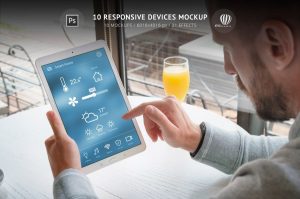 10 Responsive Devices Mockup