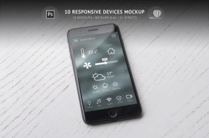 10 Responsive Devices Mockup