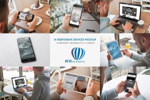 10 Responsive Devices Mockup