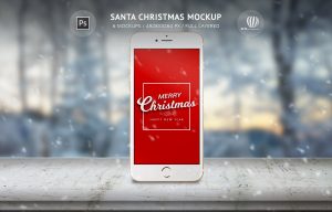 Santa Christmas Mockup