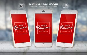 Santa Christmas Mockup