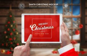 Santa Christmas Mockup