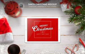 Santa Christmas Mockup