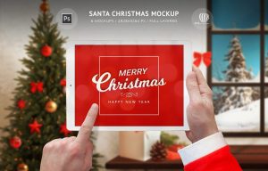 Santa Christmas Mockup