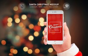 Santa Christmas Mockup