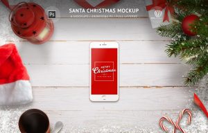 Santa Christmas Mockup
