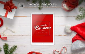 Santa Christmas Mockup