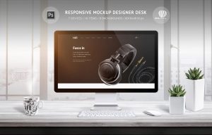 Responsive Mockup Designer Desk