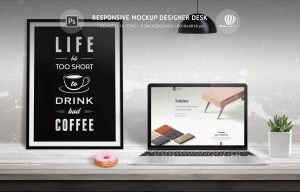 Responsive Mockup Designer Desk