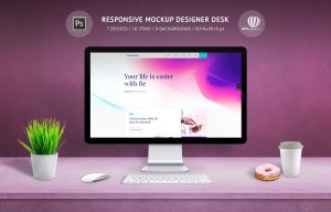 Responsive Mockup Designer Desk