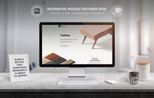Responsive Mockup Designer Desk